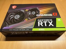 MSI GeForce RTX 3060 GAMING X – 12 GB GDDR6