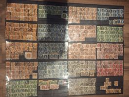 Lot Stehende Helvetia 489Stk. diverse 