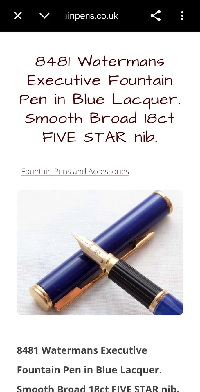 Il mondo degli animali: Superbe stylo plume Waterman – Nuovo (secondo la descrizione) da Tannay venduto da v1n1p00h 1