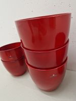 Übertöpfe Scheurich Rot 6x (1x gross, 3 mittel, 2 klein)