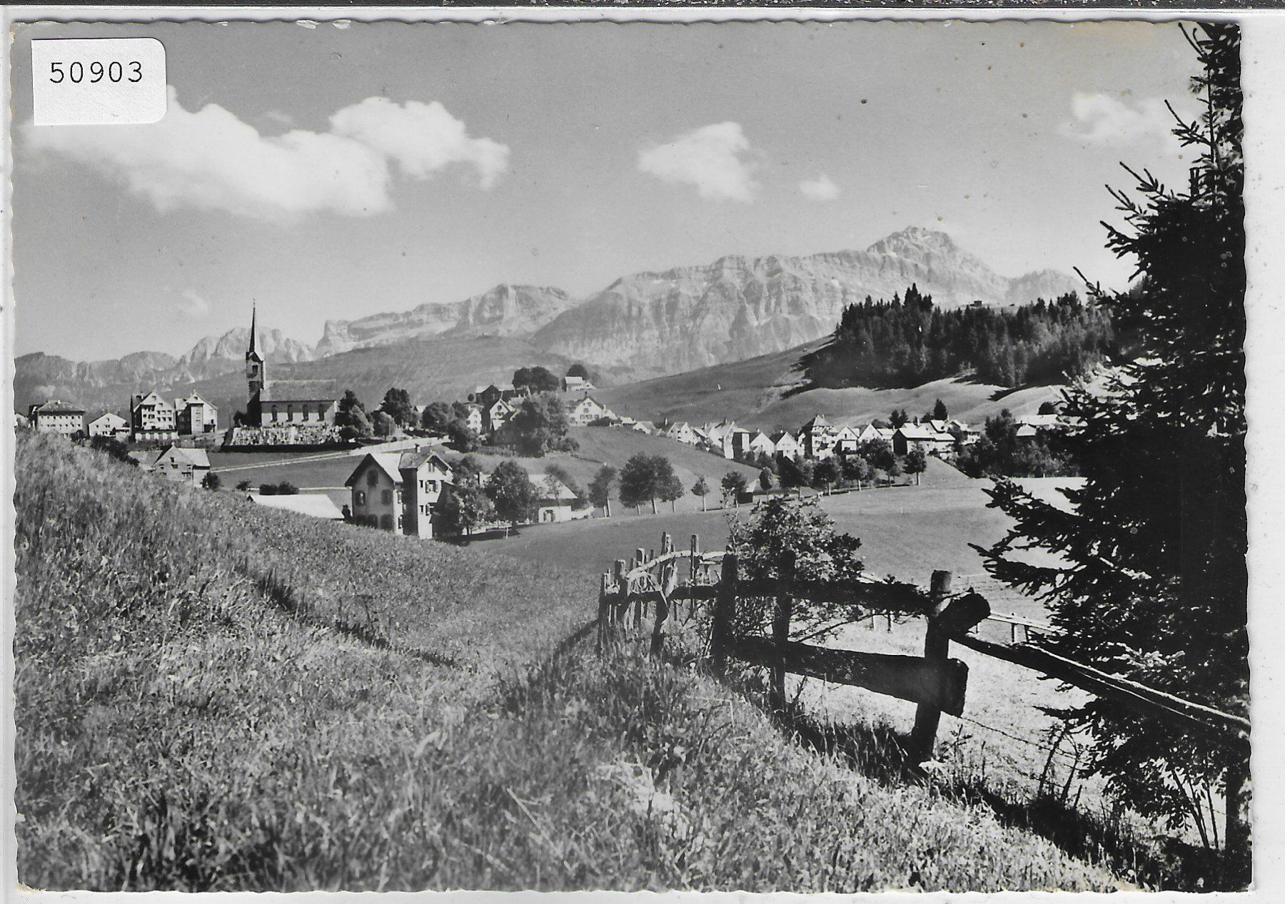 Cartoline postali: Schwellbrunn - Generalansicht – Usato da Ettingen venduto da Kartenplanet