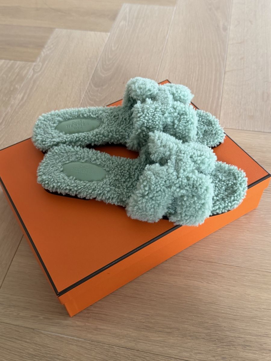Hermès Scarpe da donna: Hermès Oran Teddy NEU (37.5) – Nuovo (secondo la descrizione) da Thalwil venduto da kirakirashop 3