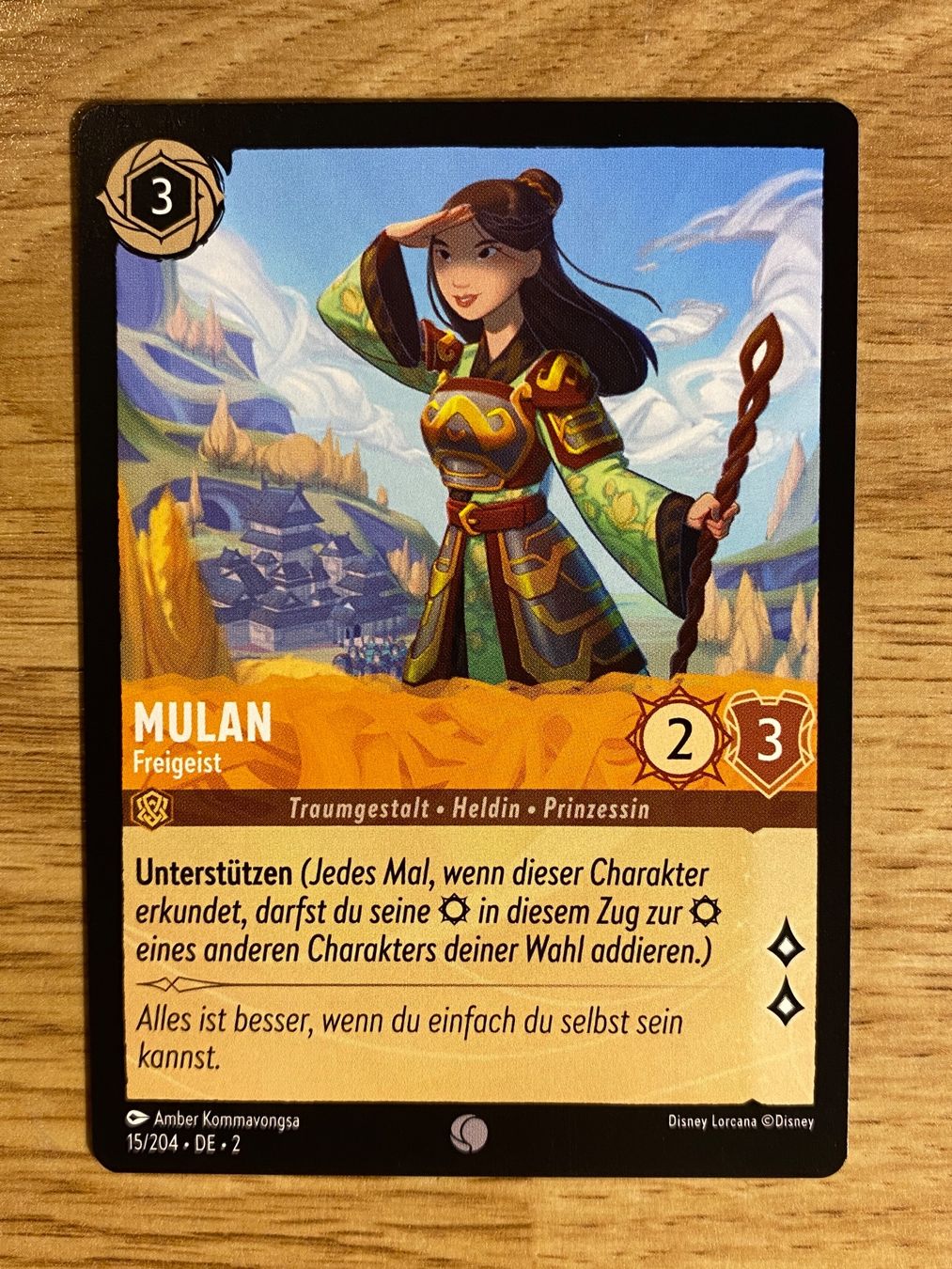 Disney Carte collezionabili: Mulan DE 15 Disney Lorcana 2 – Nuovo (secondo la descrizione) da Rafz venduto da SaintCruz