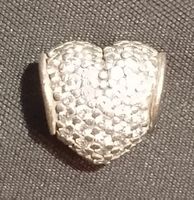 Pandora Charm Herz Silber 925 mit Zirkonia