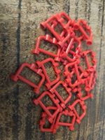 lego 4083 lot de 15 pièces Red Bar 1 x 4 x 2 with Open Studs