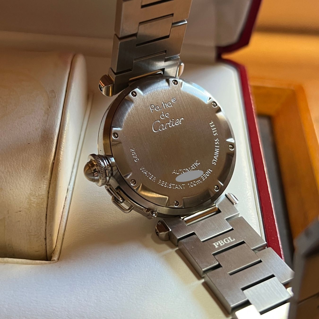Cartier Uhren: Cartier Pasha C Big Date Automatic W31047M7 – Gebraucht aus Carouge GE von Watchaser 4