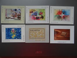 Interessantes Lot Vignetten aus Jahresalbum ab CHF 1.--