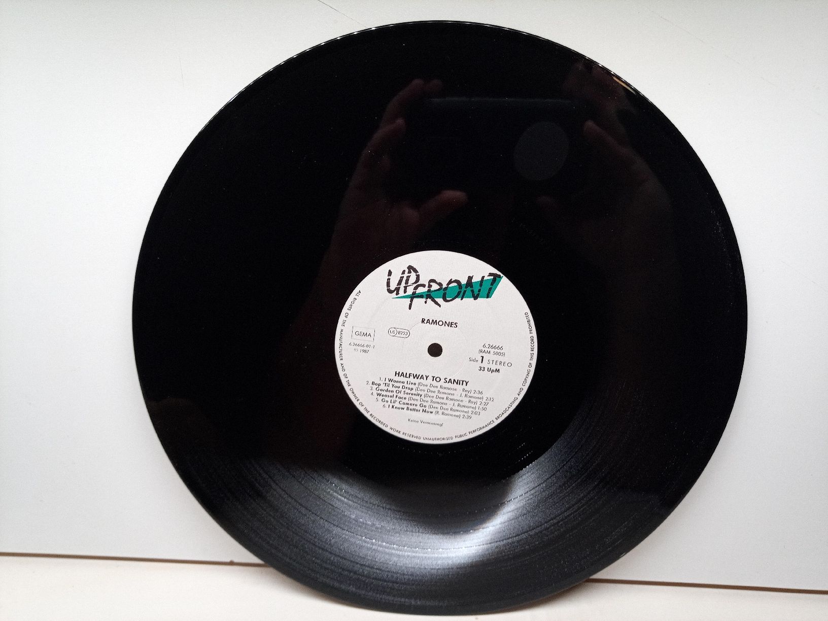 Dischi in vinile: Ramones "Halfway to Sanity" Vinyl LP 1987  – Usato da basel venduto da markusb07 5