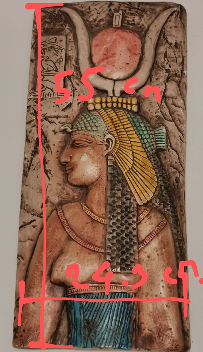 Foto & Immagini: Relief der Isis-Hathor. – Usato da Basel venduto da Treasurehunter 1