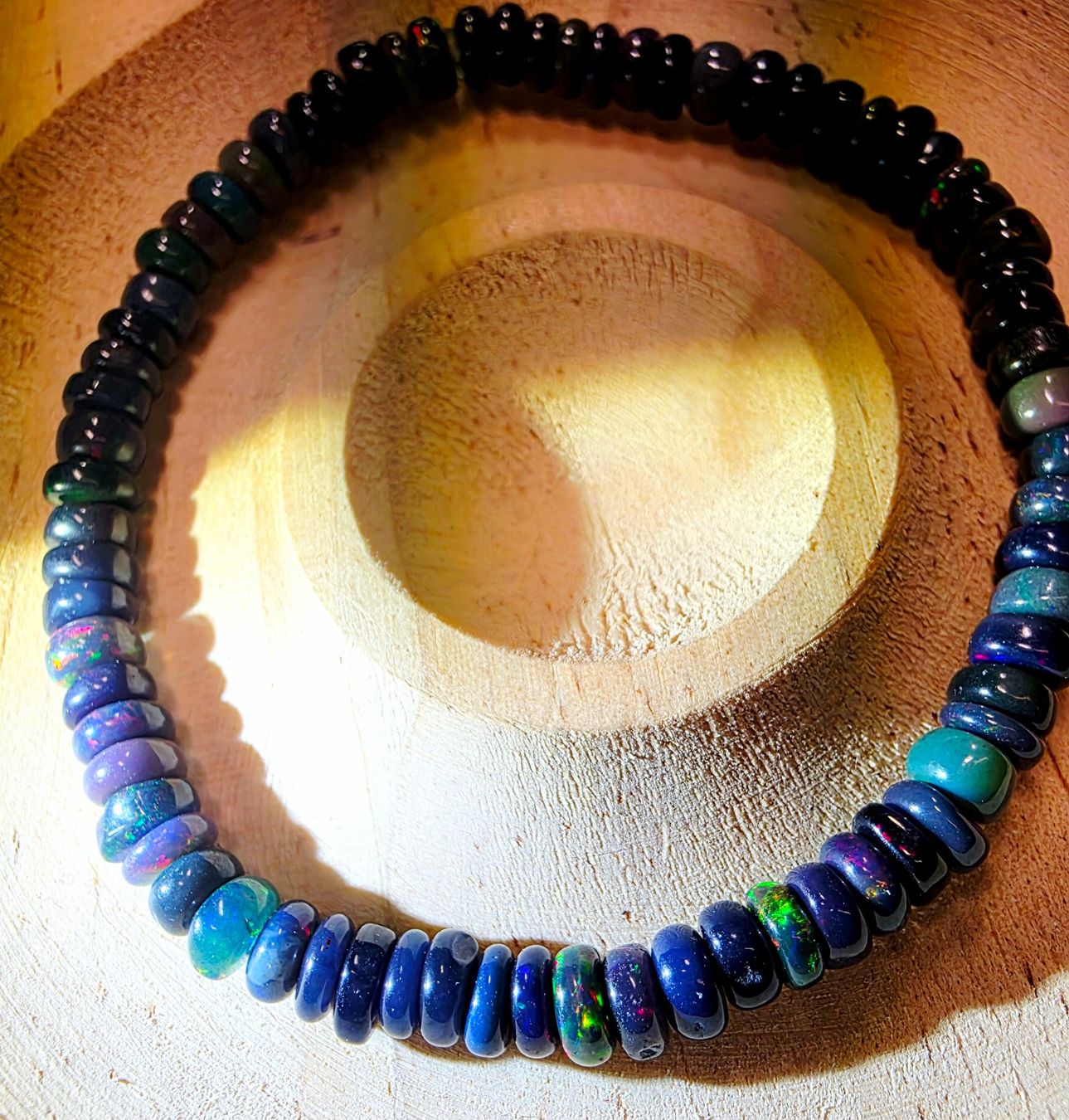 Minerali & Pietre curative: Schwarzes Opal Armband C – Nuovo (secondo la descrizione) da Matzingen venduto da Shay_Crystalz 1