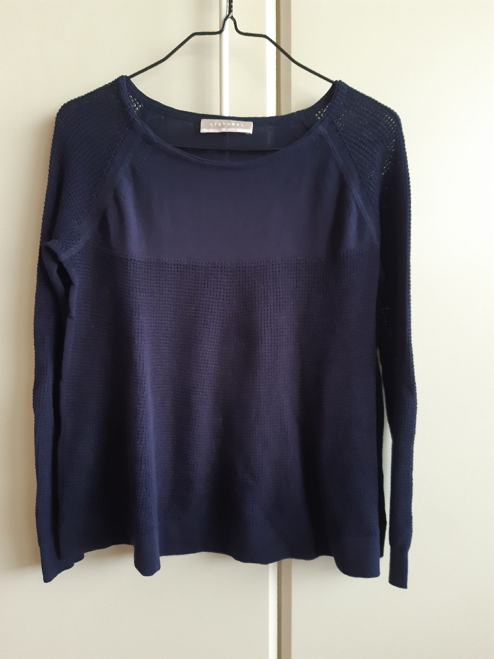Stefanel Top: STEFANEL - Pull mi saison bleu marin TXS – Nuovo (secondo la descrizione) da Cressier - NE venduto da bloomydays