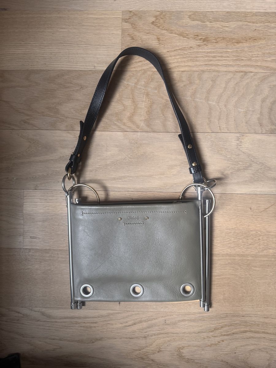 Chloé Borse da donna: Chloé Metall Ring Bag Beige/Grau  – Nuovo (secondo la descrizione) da Dietikon venduto da _cfic_