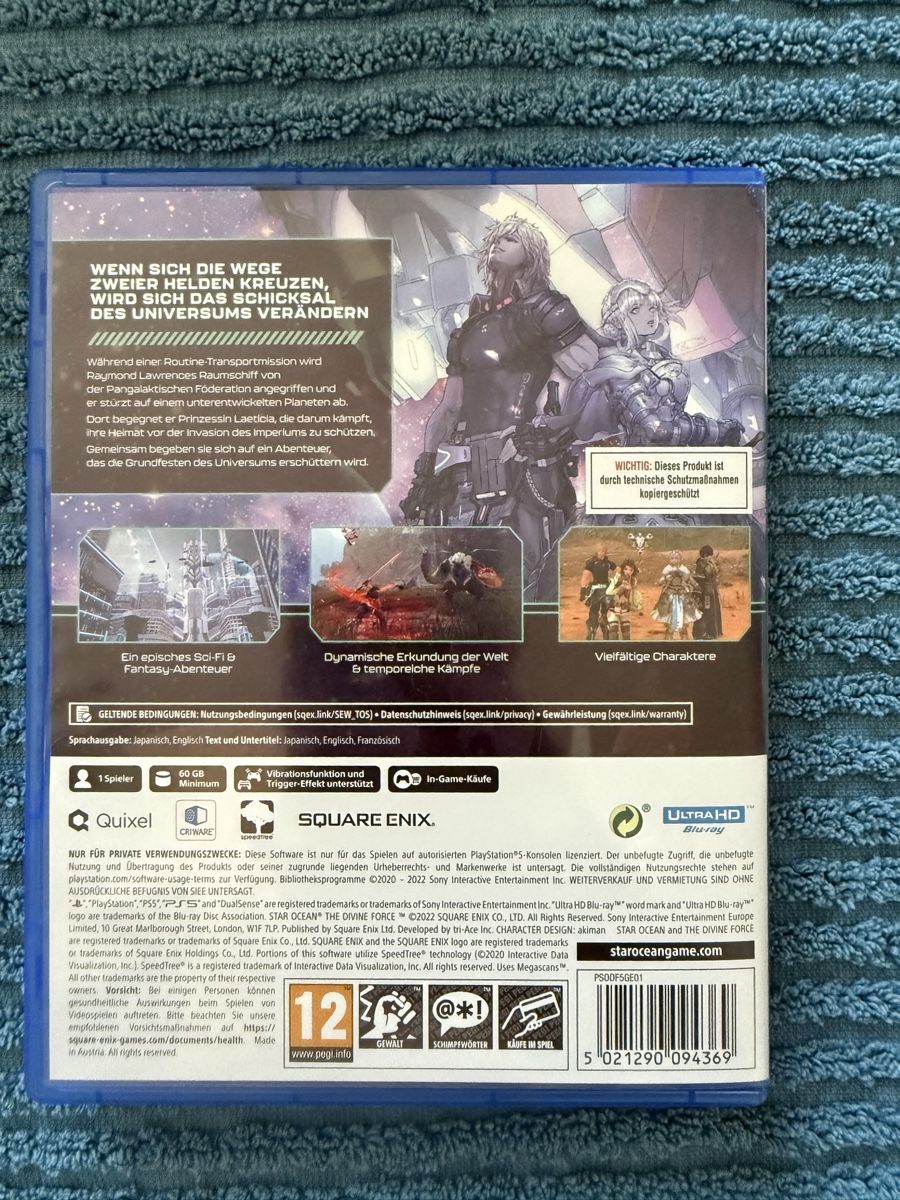 Spiele: Star Ocean The Divine Force PS5 – Gebraucht aus Buchs SG von Tolm 1