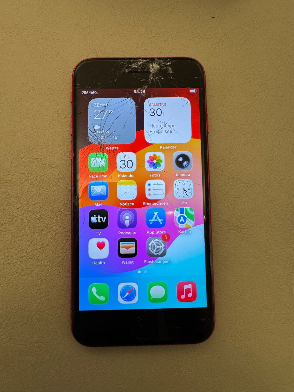 Apple Handys / Smartphones: iPhone SE 2020 mit 256GB – Defekt aus Adliswil von Busys 4