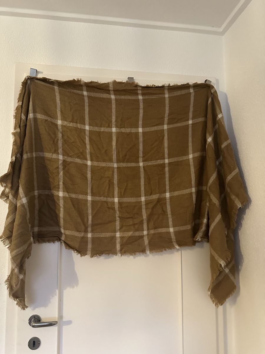 Foulard & Sciarpe: Karomuster Schal Braun Weiss – Usato da Grenchen venduto da kis_dh2n