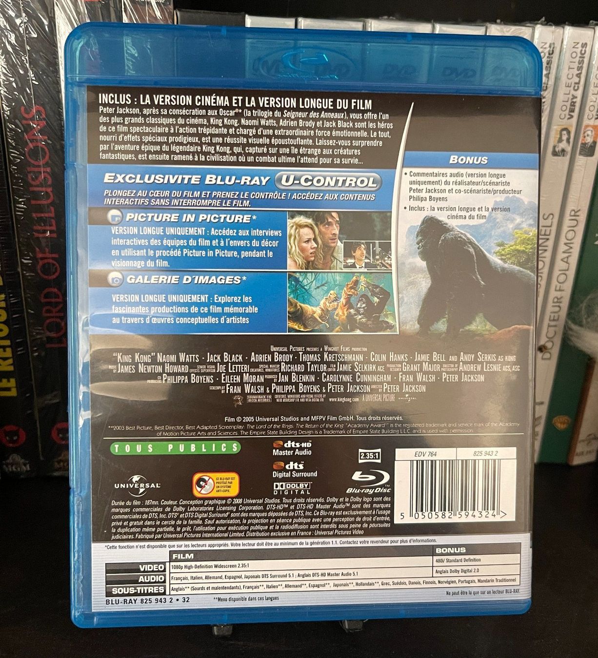 Tutti i DVDs: Blu-ray King Kong Version longue (2005) – Usato da Semsales venduto da __Florian__ 2