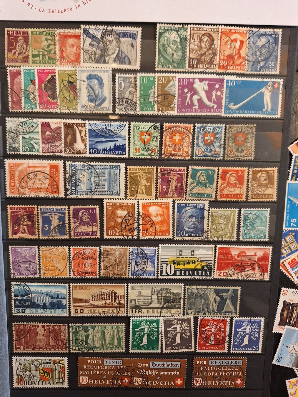 Alle Briefmarken: CH: 400 VERSCHIEDENE GESTEMPELTE (011) – Gebraucht aus Genolier von Antoine30 2