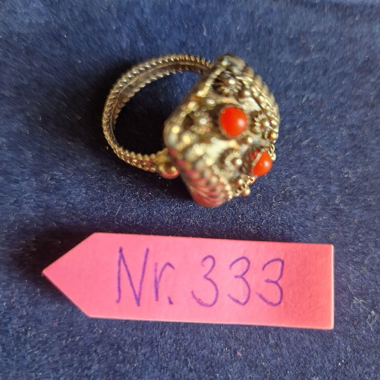 Vintage Silberfarbiger Ring mit Stein.. (Gebraucht) in Stans für CHF 11 ...