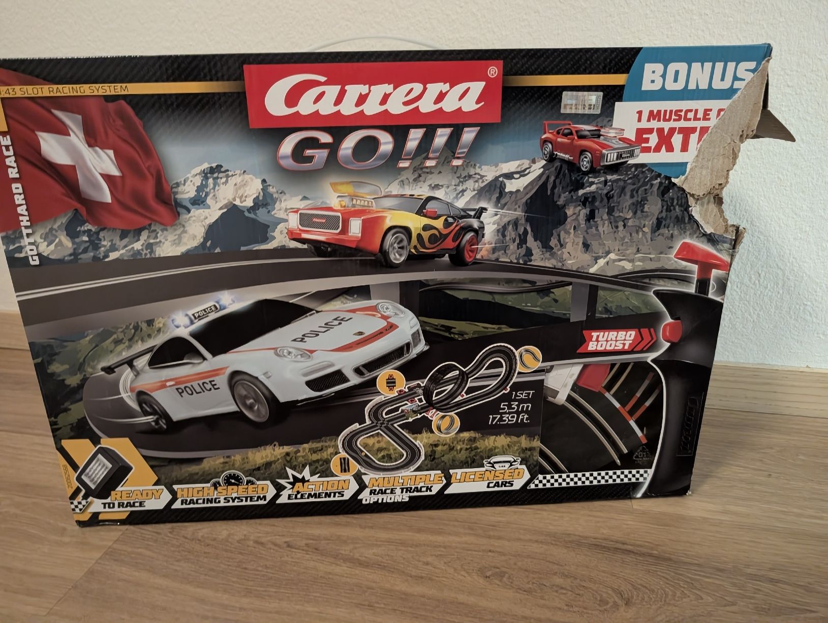 Carrera Rennbahnen: Carrera GO Gotthard Race Autorennbahn – Neu (gemäss Beschreibung) aus Dübendorf von SomeEnd 1