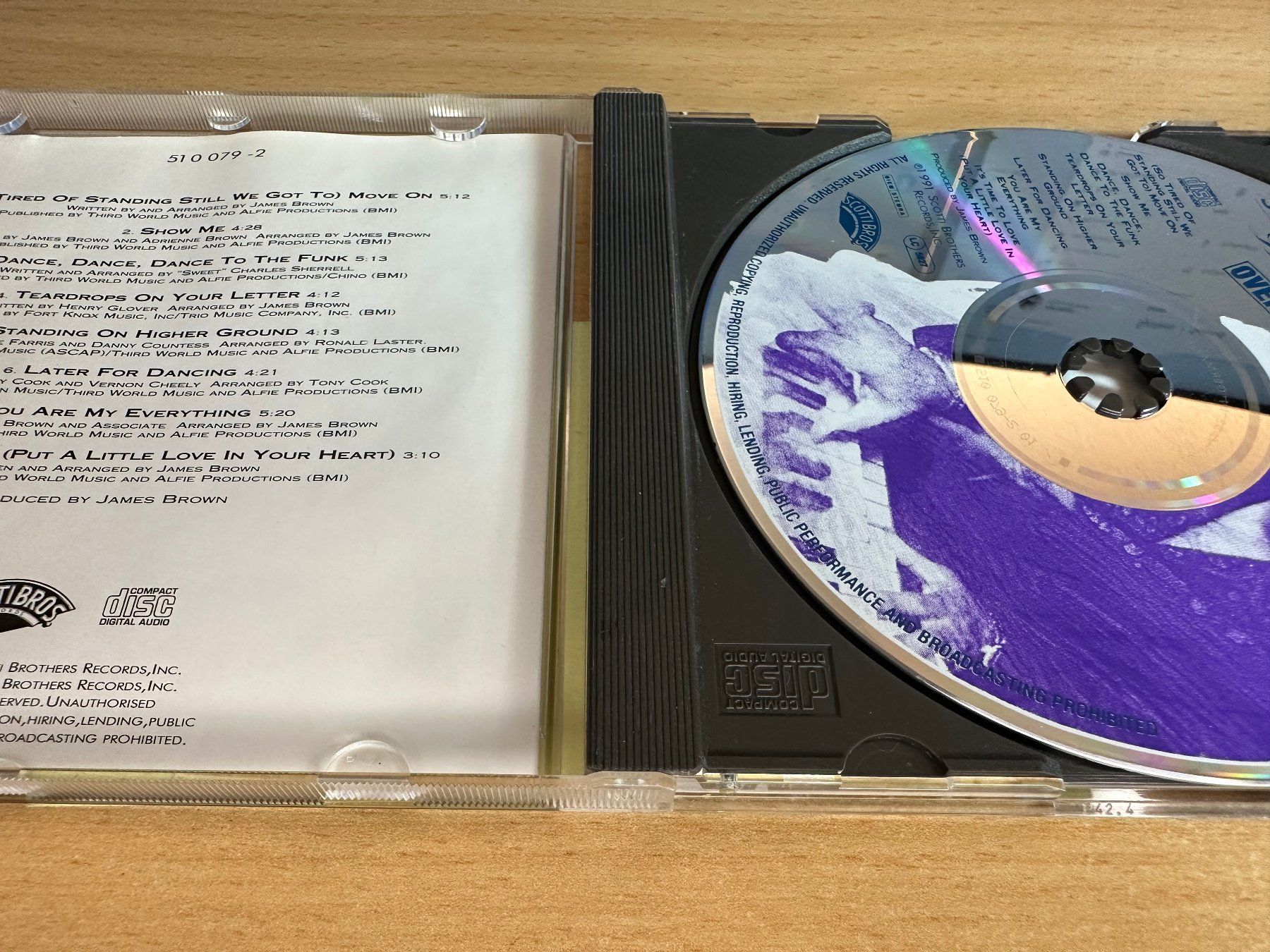 CD: James Brown – Love Over-Due – Usato da Rikon im Tösstal venduto da Alpenmutz 2