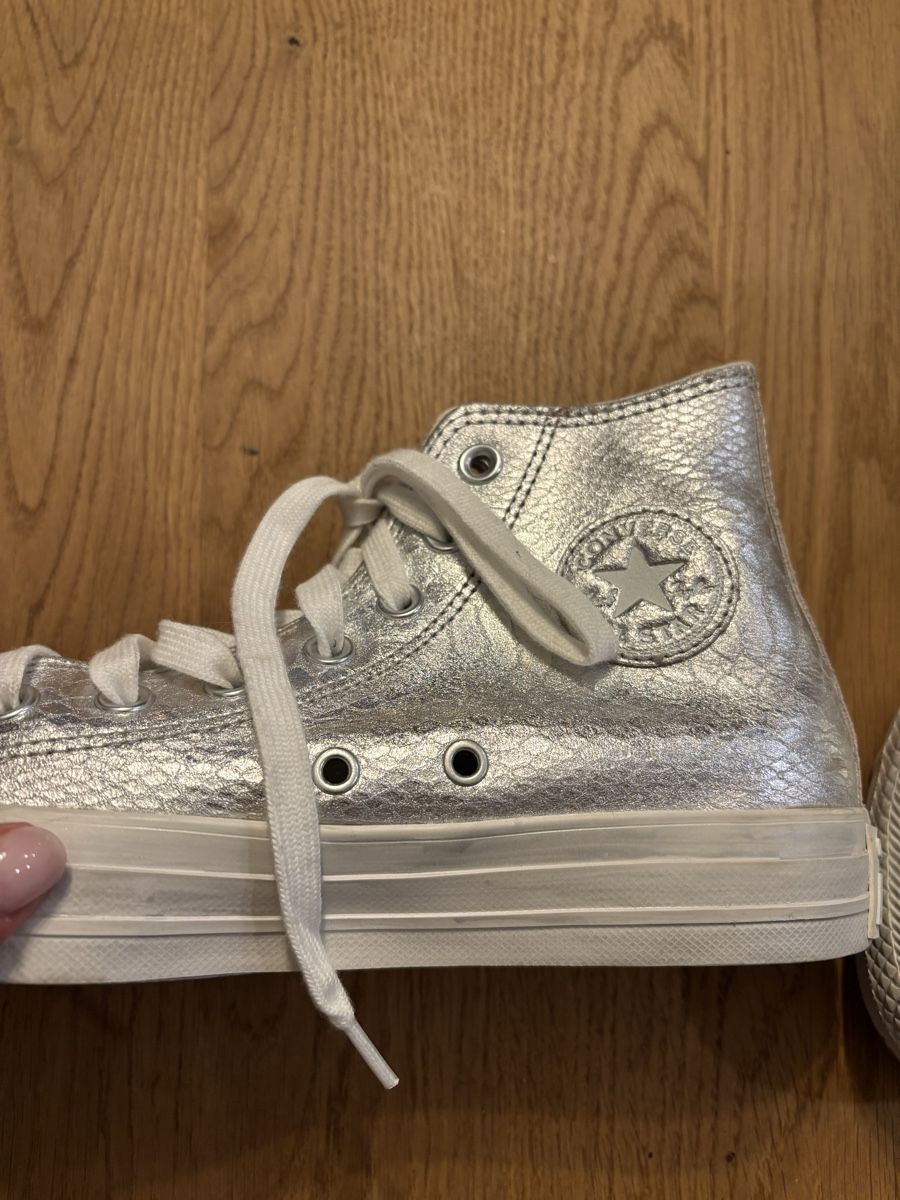 Converse Scarpe da donna: Silber Converse Sneakers – Usato da Flums venduto da mic_p28w 2