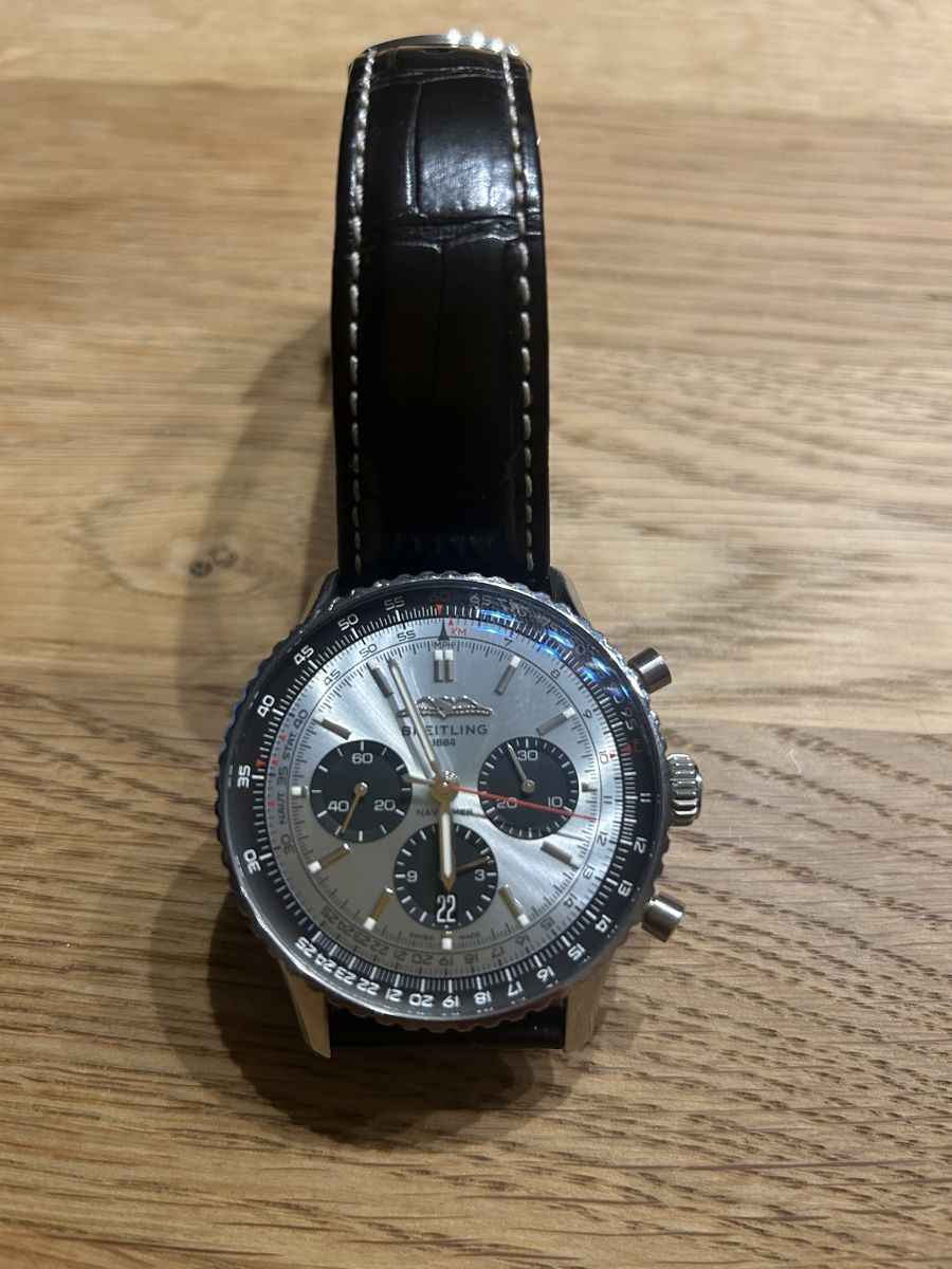 Breitling Orologi: Breitling Navitimer B01 Chronograph 43. ice blue – Usato da Jona venduto da ankli97 3