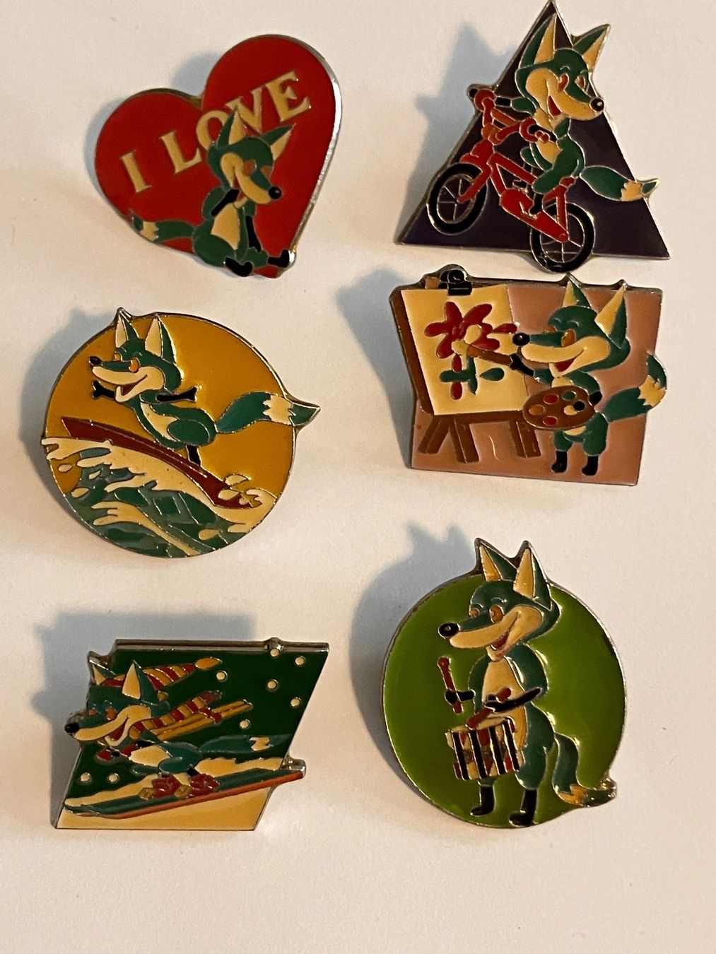 Plaketten & Abzeichen: 6 Pin Topsy UBS Maskottchen – Gebraucht aus Basel von djwwpp