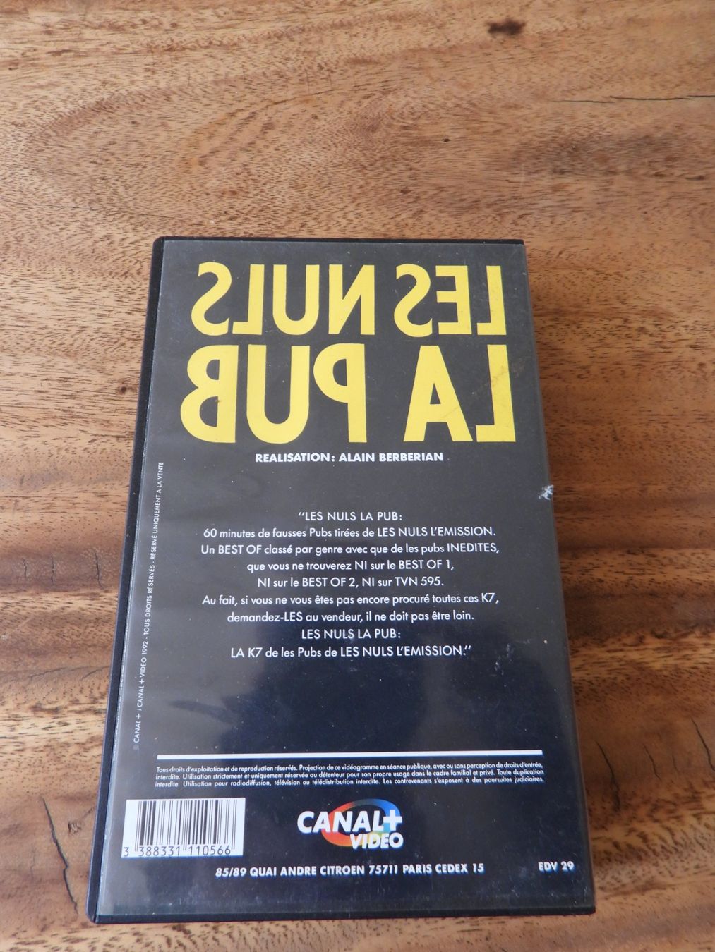 Tutti i VHS: Les Nuls "La Pub" en video cassette VHS – Usato da Tavannes venduto da jimananas 2