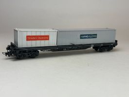 Liliput Containerwagon  Container Hapag Lloyd Transcontainer