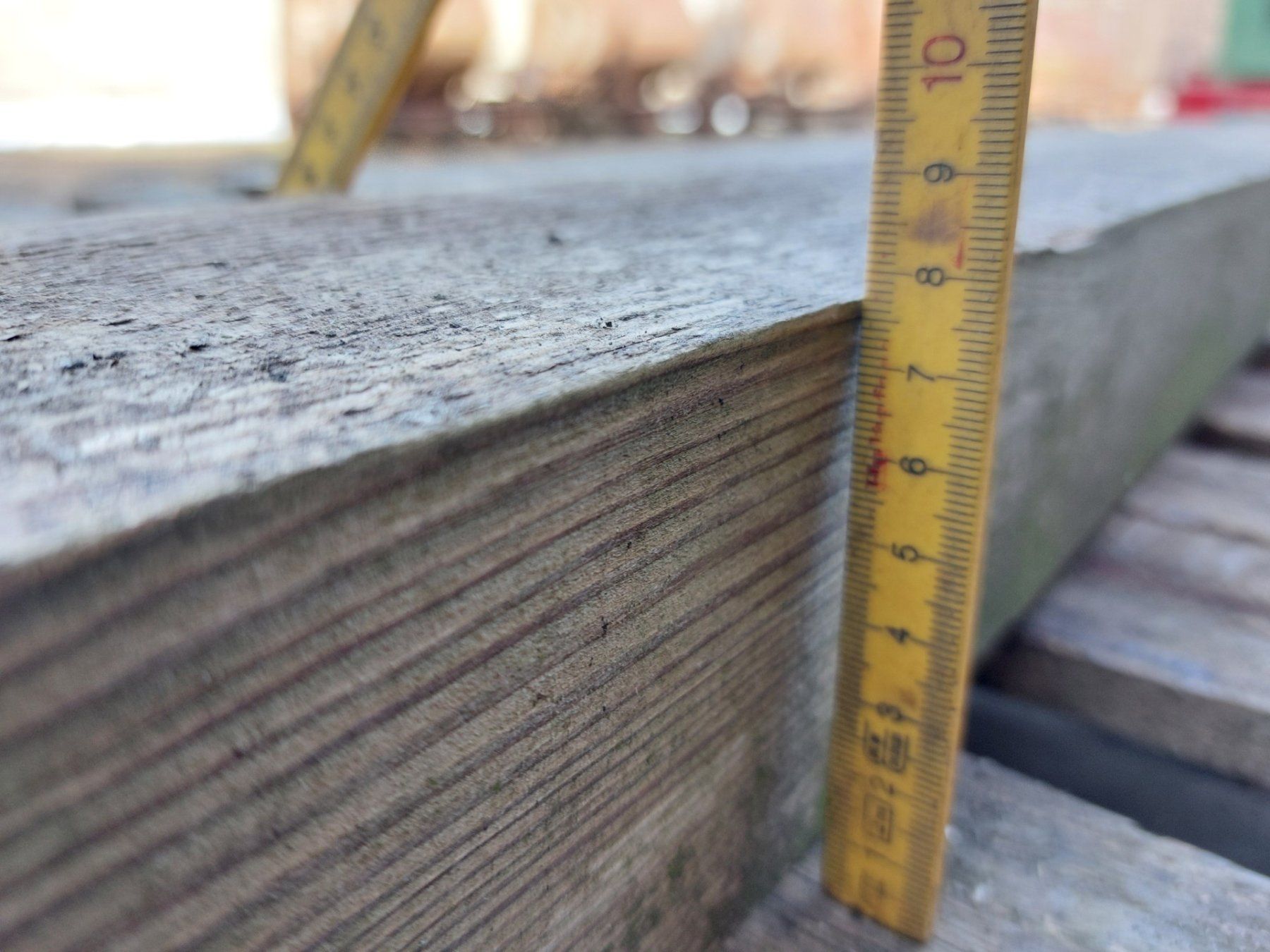 Articoli in legno: 2x Kannthölzer 0,10x0,7,5x 6 M – Usato da Landquart venduto da Tractospeed01 3