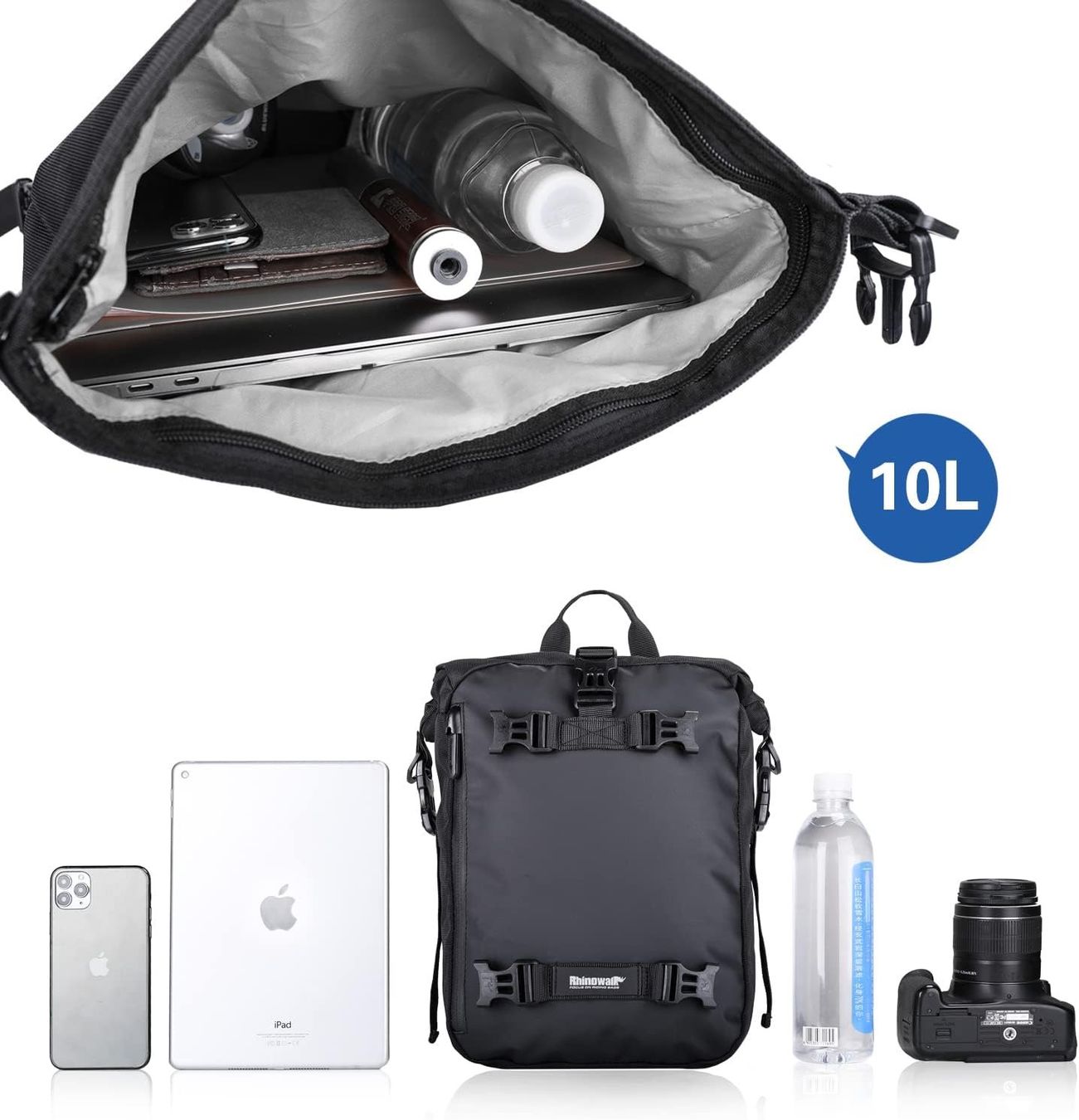 Borse: Multifunktionale Wasserdichte Motorrad-Sitztasche 10L – Nuovo e nell'imballaggio originale da Châtelaine venduto da topshop.switzerland 4