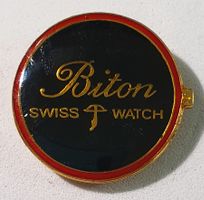 AA687 - Pin Biton Swiss Watch - Quality Made in Switzerland