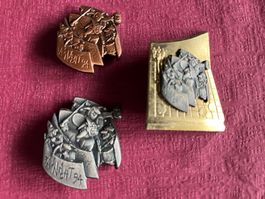 Basel 1994 Satz Kupfer, Silber und Gold