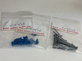 GB5- E.M.A. Model Supplies Teile für Leitungen aus Plastik