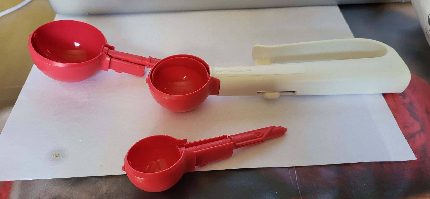 Tupperware Küchengeräte: Tupper Portionierer mit 3 Kugelgrössen – Neu und originalverpackt aus Schweizersholz von fuchs06 3