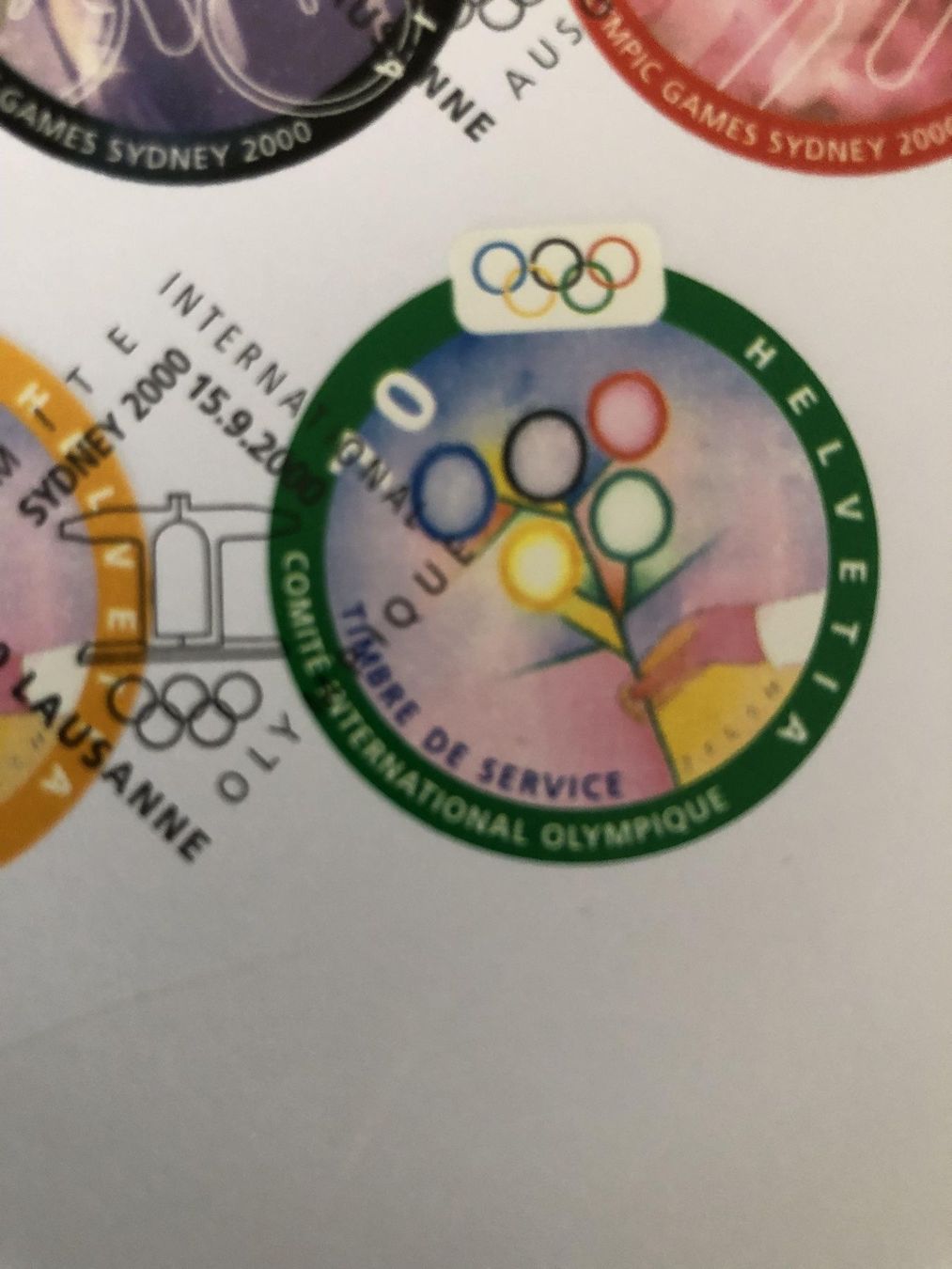 Tous les timbres: Olympiade Sydney 2000 – D'occasion à Horw par Luki49 7