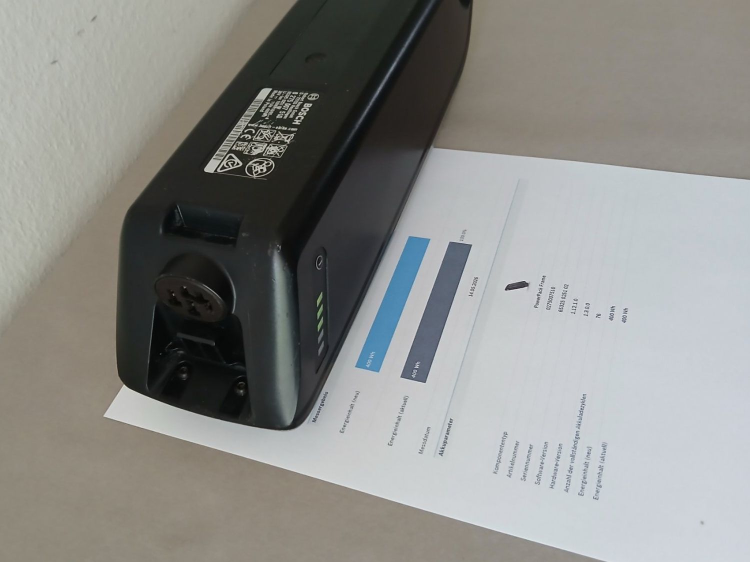 Bosch Batterie: Bosch Powerpack 400 mit 481Wh - inklusive Messbericht – Usato da Winterthur venduto da .-thx-. 5