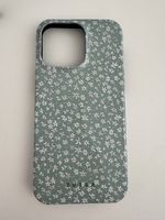 Handyhülle Burga Blumenmuster grün für iPhone 15 Pro Max