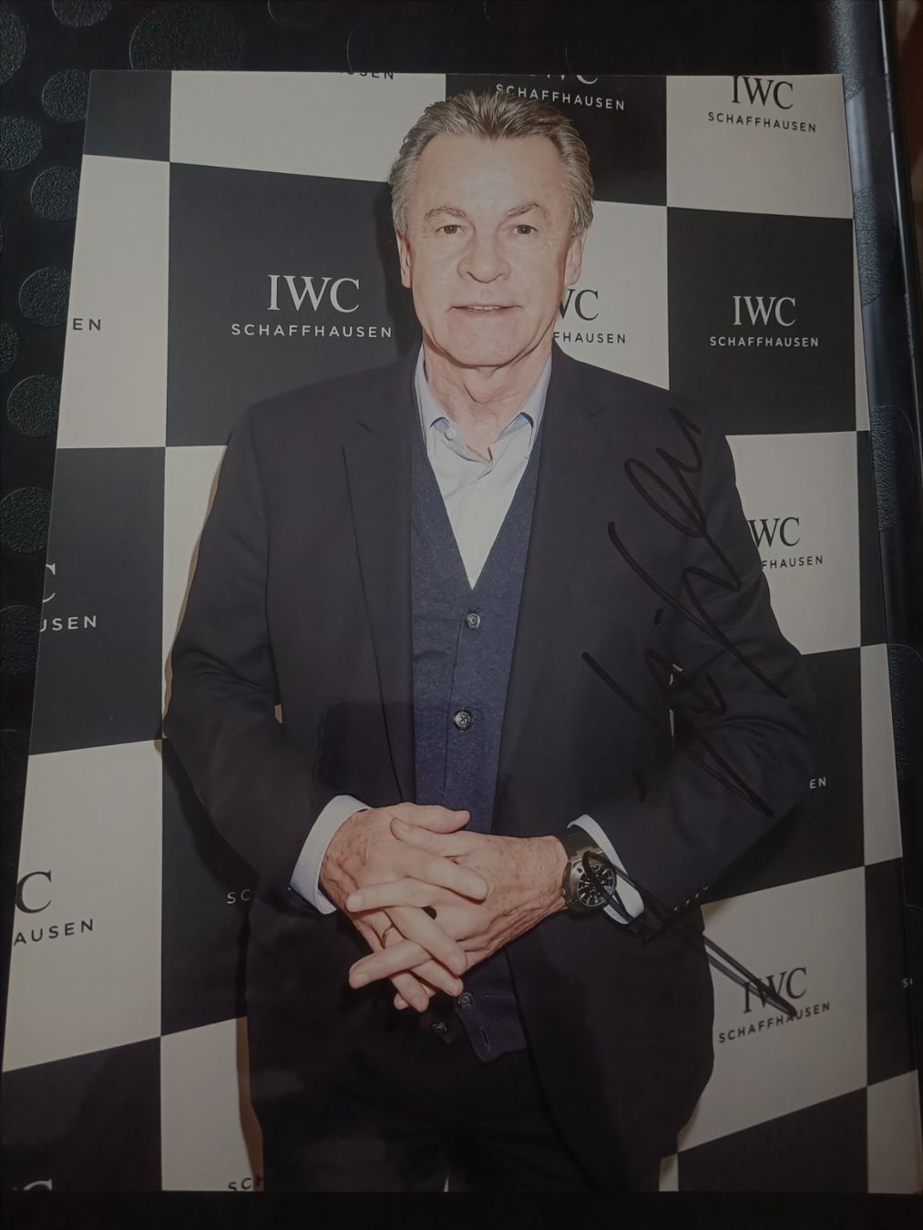 Autografi: Othmar Hitzfeld - 20x30cm Handsigniert – Usato da Menziken venduto da Artographs