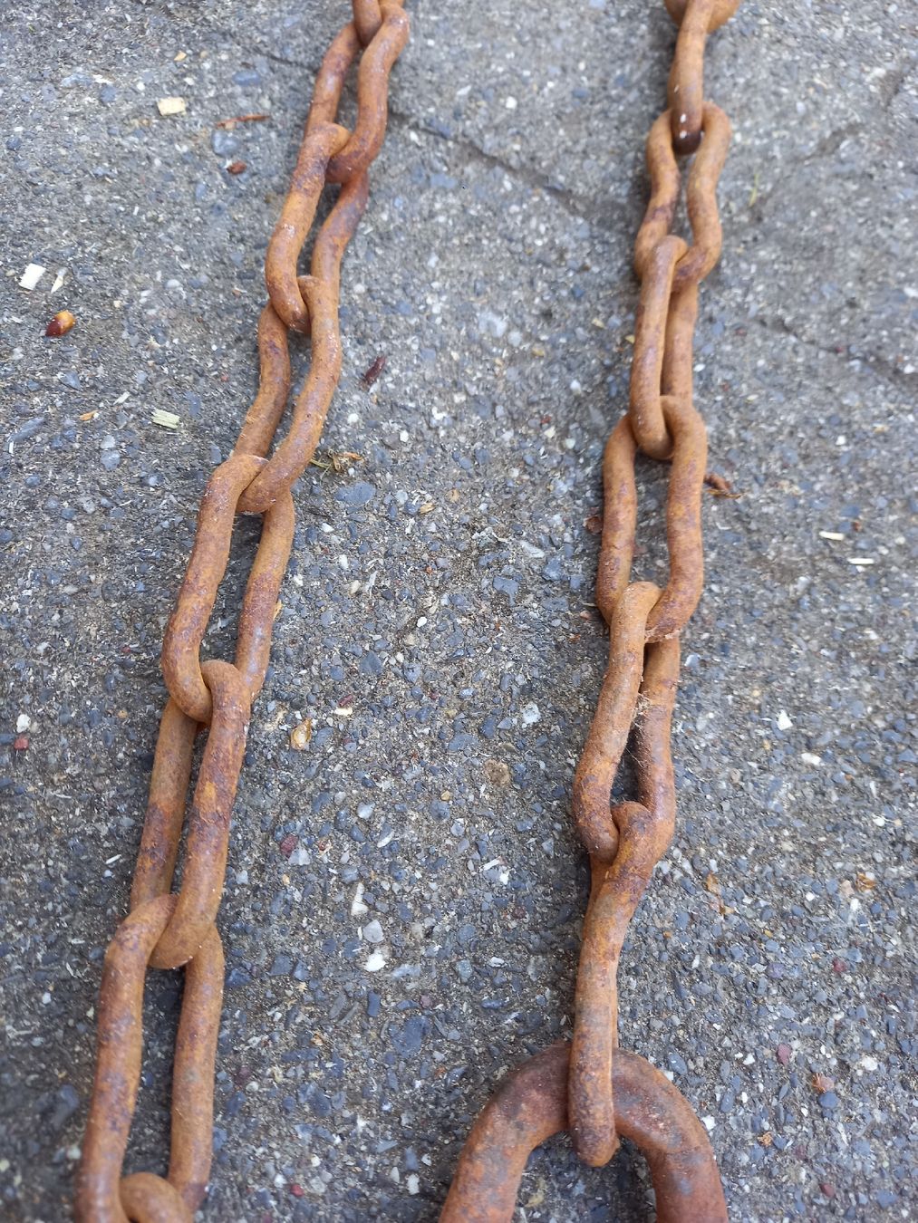 Catenine: Alte, rustikale Kette aus Eisen, gebraucht – Usato da Galgenen venduto da Allerlei8854 3