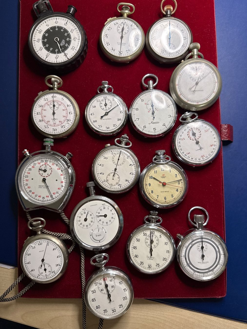 Orologi: Vintage Stoppuhren lot – Difettoso da Pfeffingen venduto da Allhandelklgwatches