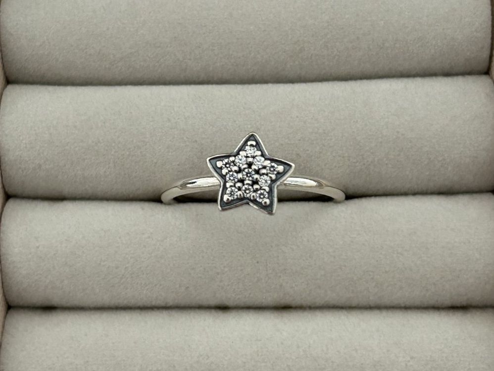 Original Pandora Pavé Stern Ring (Gr. 54) | Kaufen auf Ricardo