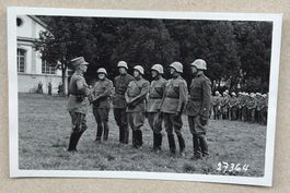 ANSICHTSKARTE SCHWEIZER ARMEE GENERAL GUISAN IM FLEDE
