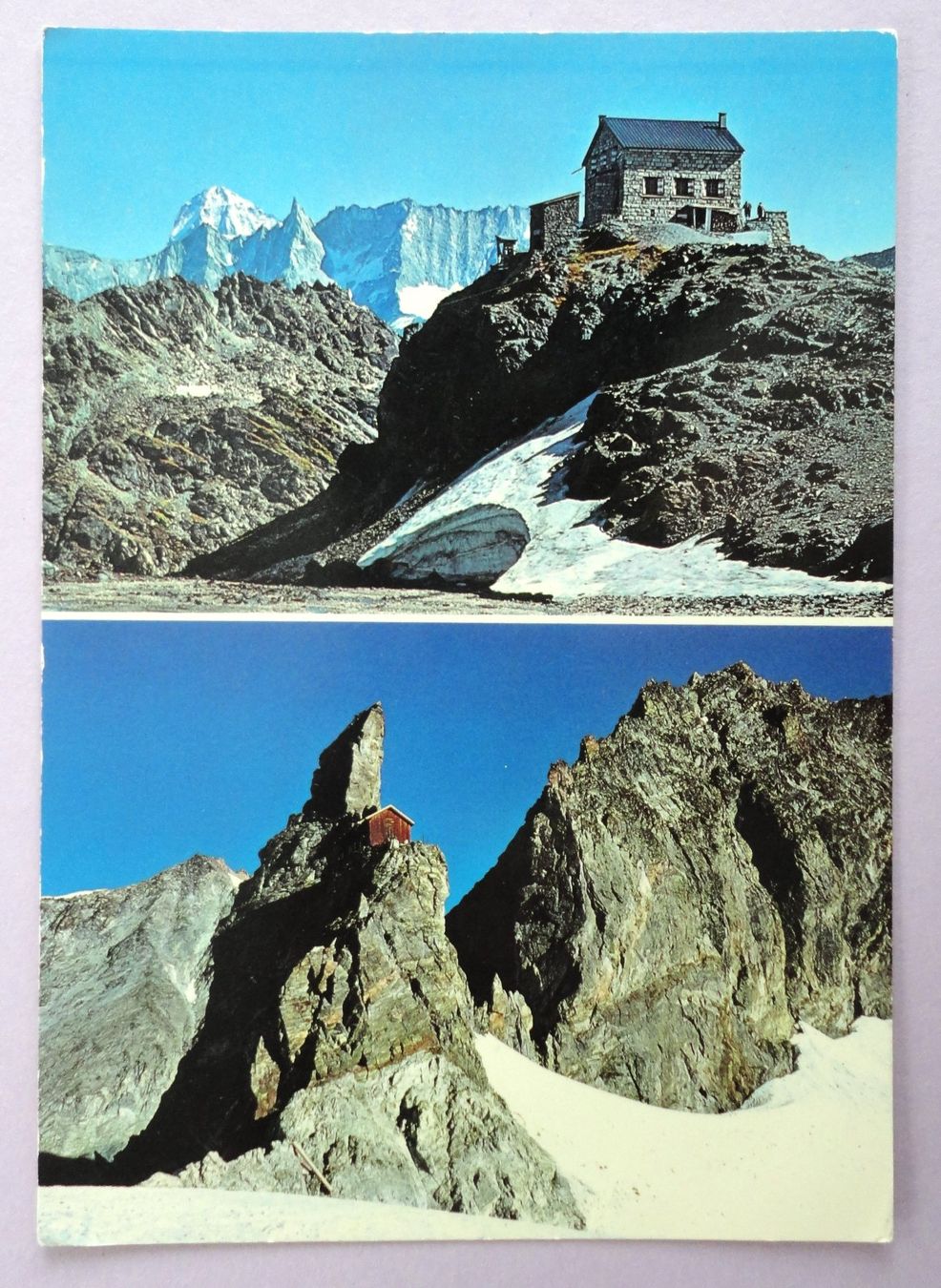 Cartoline postali: Cabane des Dix, Cabane Bertol s. Arolla – Usato da Fétigny venduto da Billy2miny