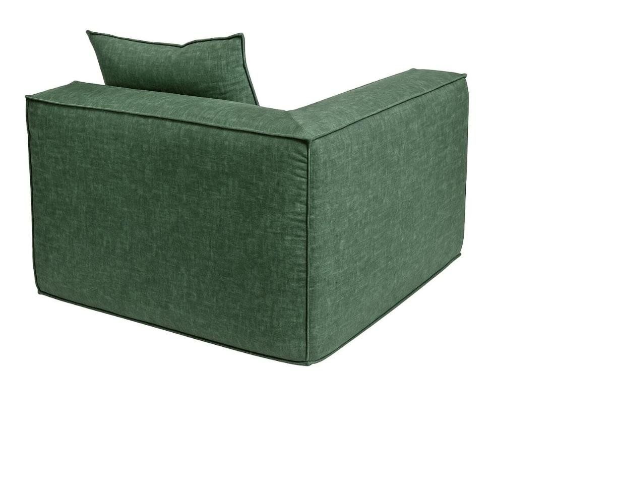 Divani: L-Sofa Lounge-Couch mit Ottomane grün - Gratis Versand – Nuovo e nell'imballaggio originale da Kleinwangen venduto da Maluwa_GmbH 5