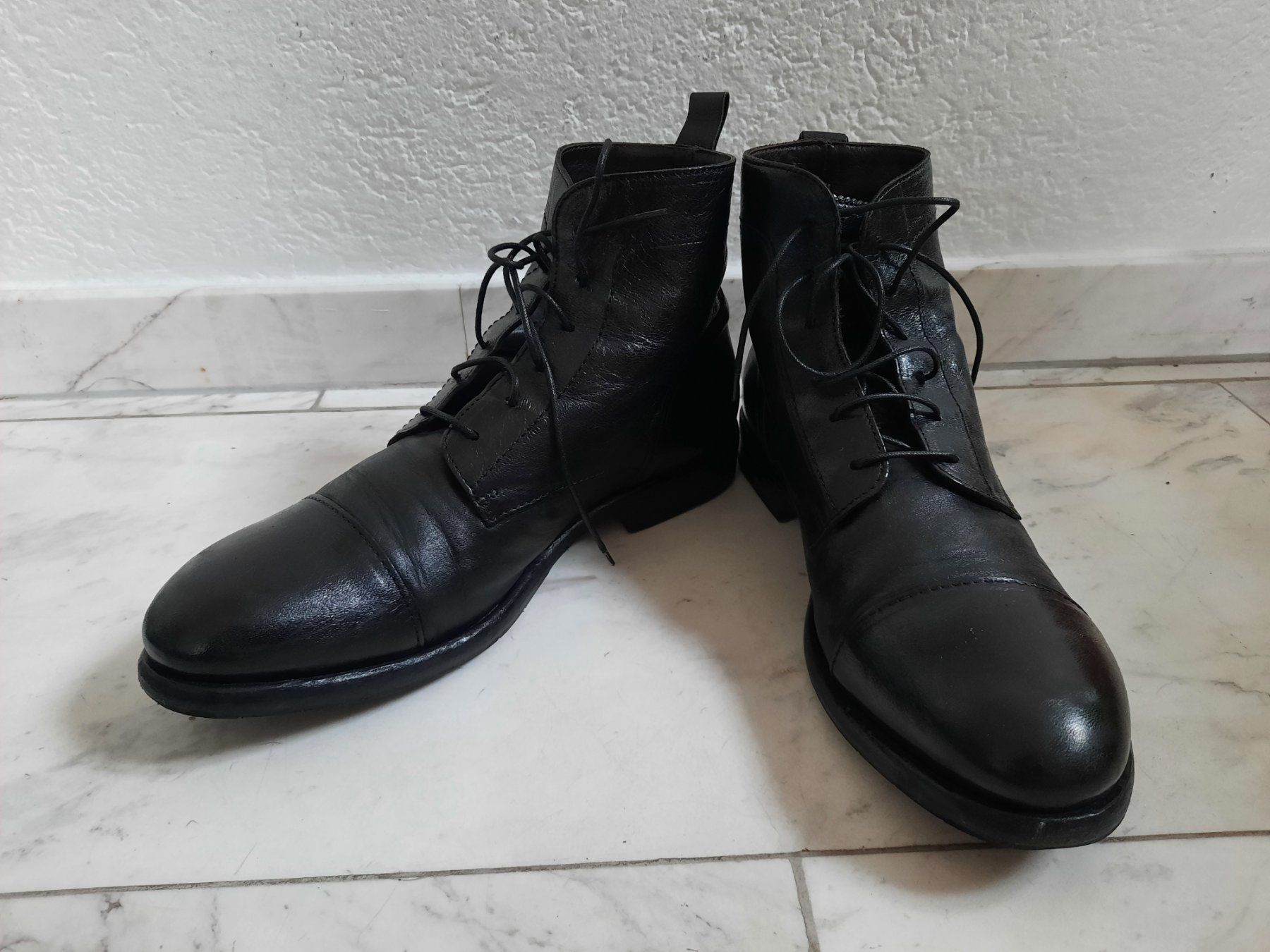 Scarpe da uomo: Corvari Italy Leder Schuh/Stiefel  Gr.40 – Usato da Bolligen venduto da Jelowi