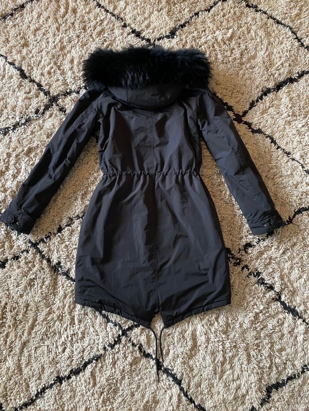 Woolrich Cappotti: Original Woolrich Übergangsmantel Black – Usato da Buchs ZH venduto da crazyhandbaggirl123 1