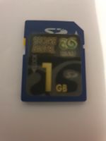 SD Speicherkarte Secure Digital 1 GB blau gebraucht
