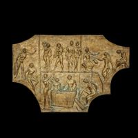Bronzeplatte - Kunstwerk - Anneliese Dorer-Merk