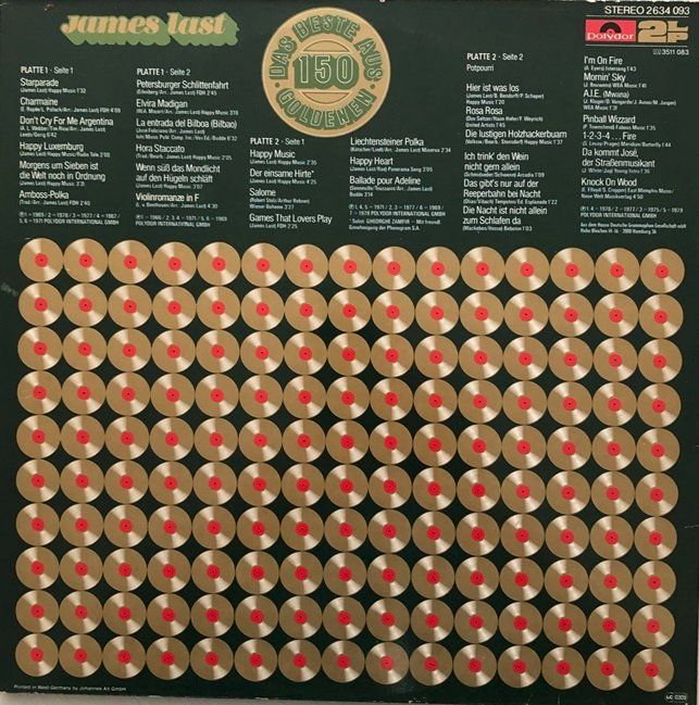 Dischi in vinile: 6x LPs James Last – Usato da Grüningen venduto da azulvinyl 2
